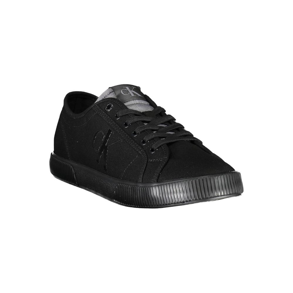 Calvin Klein Schwarz Baumwolle Männer Sneaker