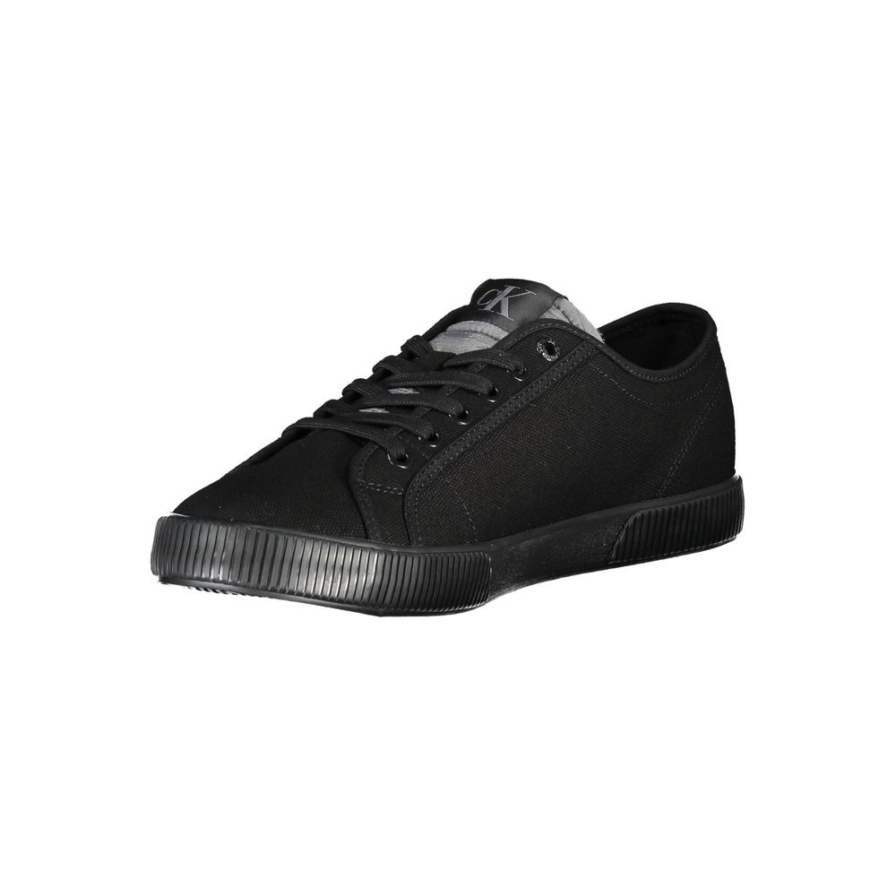 Calvin Klein Schwarz Baumwolle Männer Sneaker