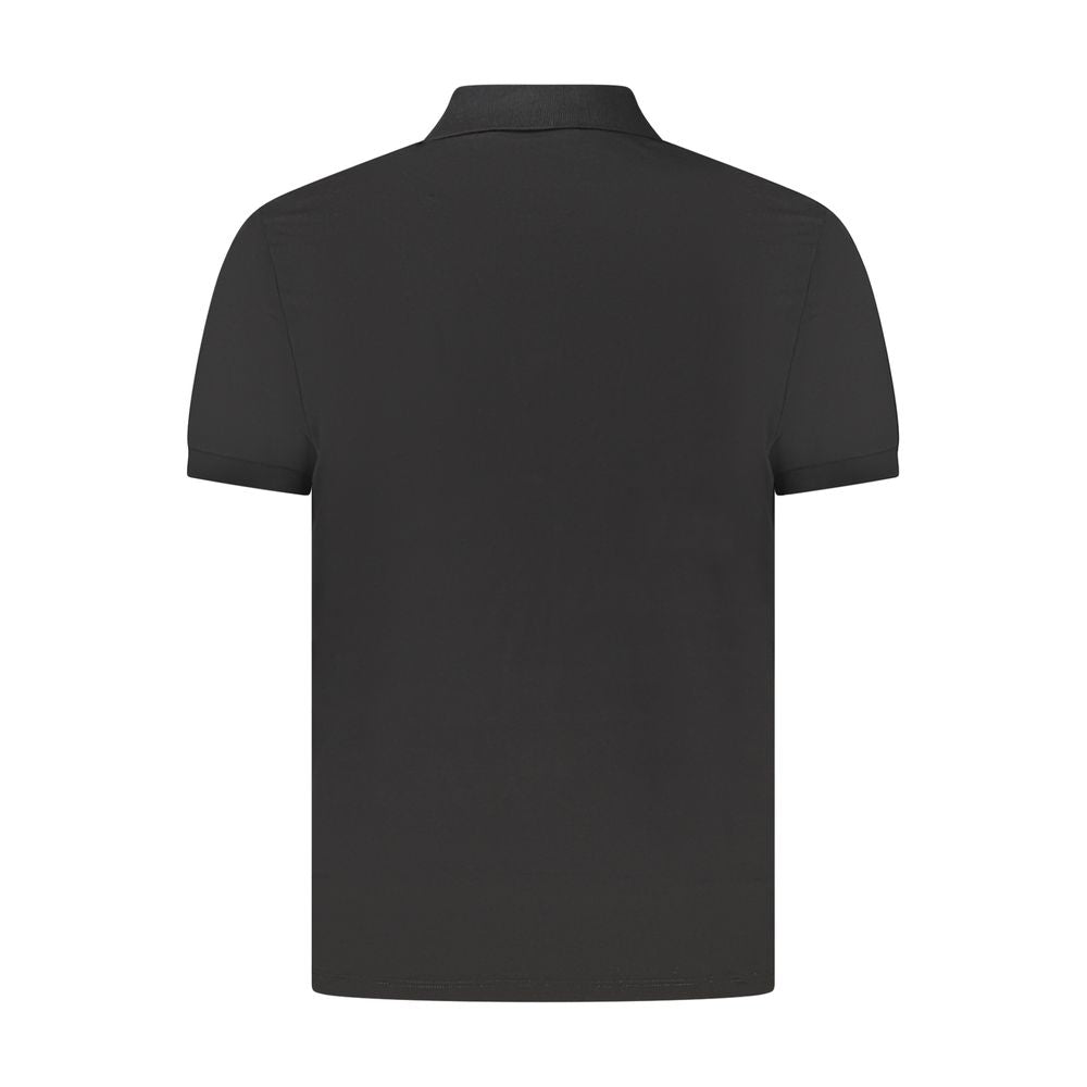 Calvin Klein Schwarzes Baumwoll-Poloshirt für Männer