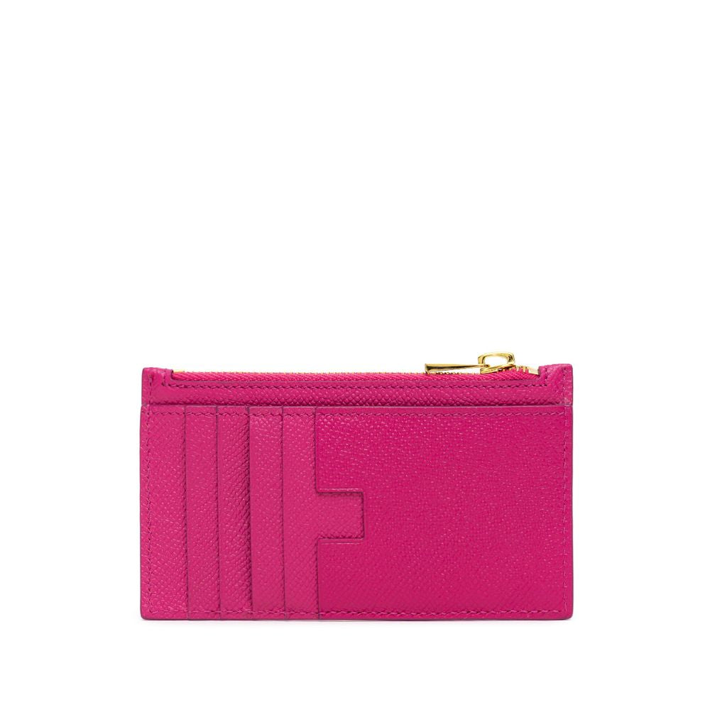 Tom Ford Fuchsia Leder Geldbörse