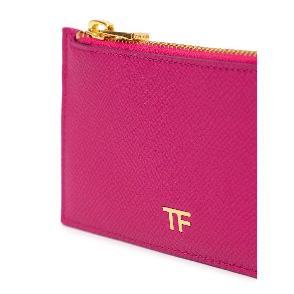 Tom Ford Fuchsia Leder Geldbörse