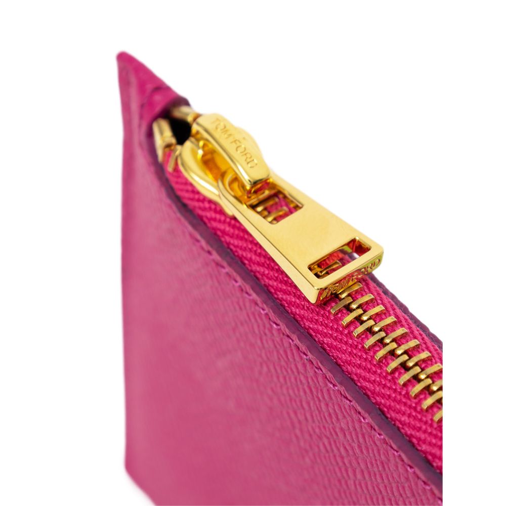 Tom Ford Fuchsia Leder Geldbörse