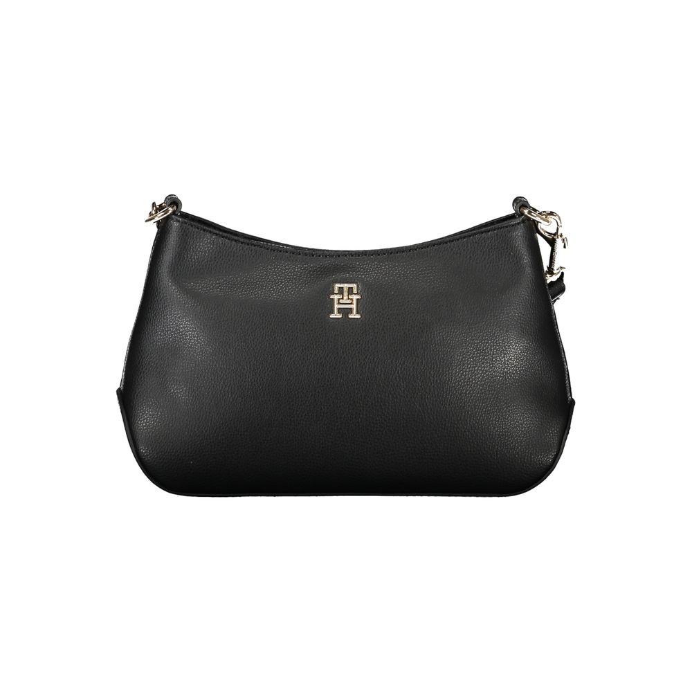 Tommy Hilfiger Schwarze Polyester Handtasche