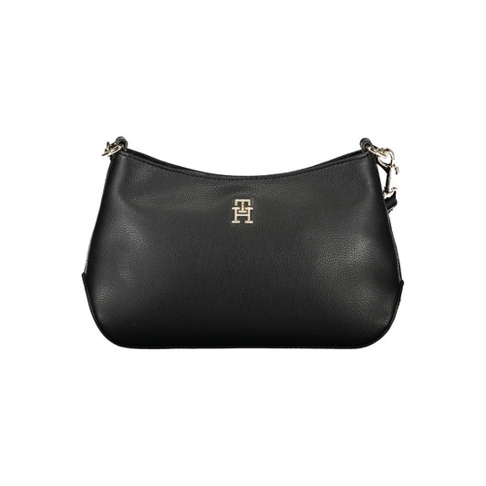 Tommy Hilfiger Schwarze Polyester Handtasche