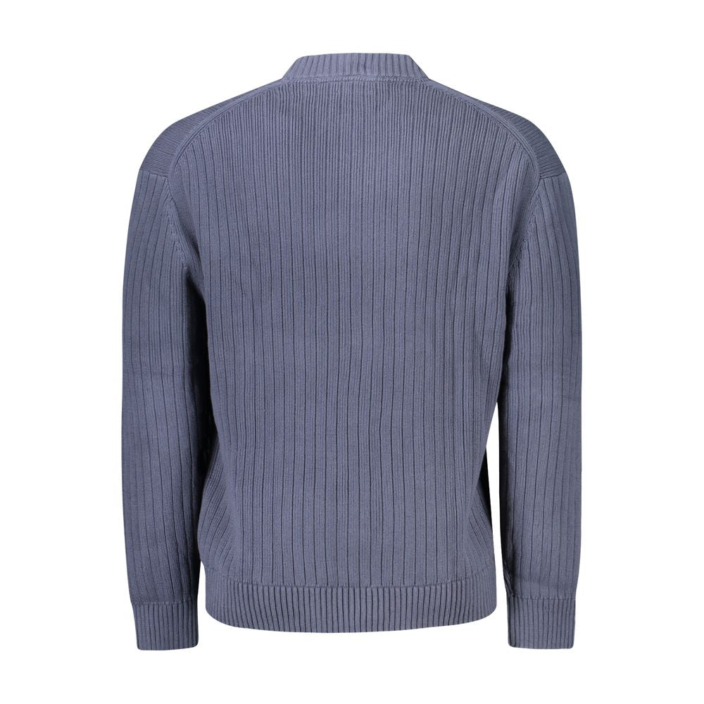 Calvin Klein Blauer Baumwollpullover für Männer