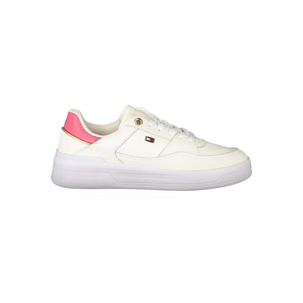 Tommy Hilfiger Weißes Polyethylen Damen Sneaker