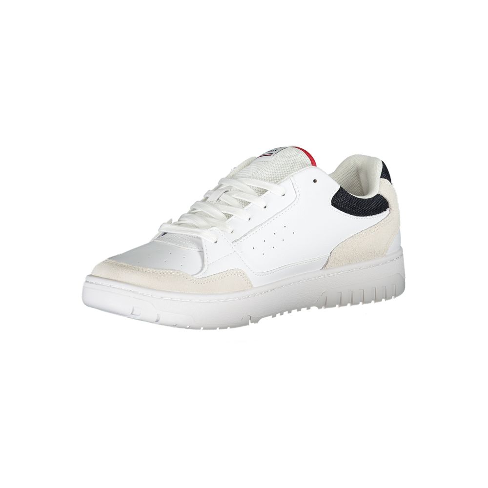 Tommy Hilfiger Weißes Polyethylen Herren Sneaker