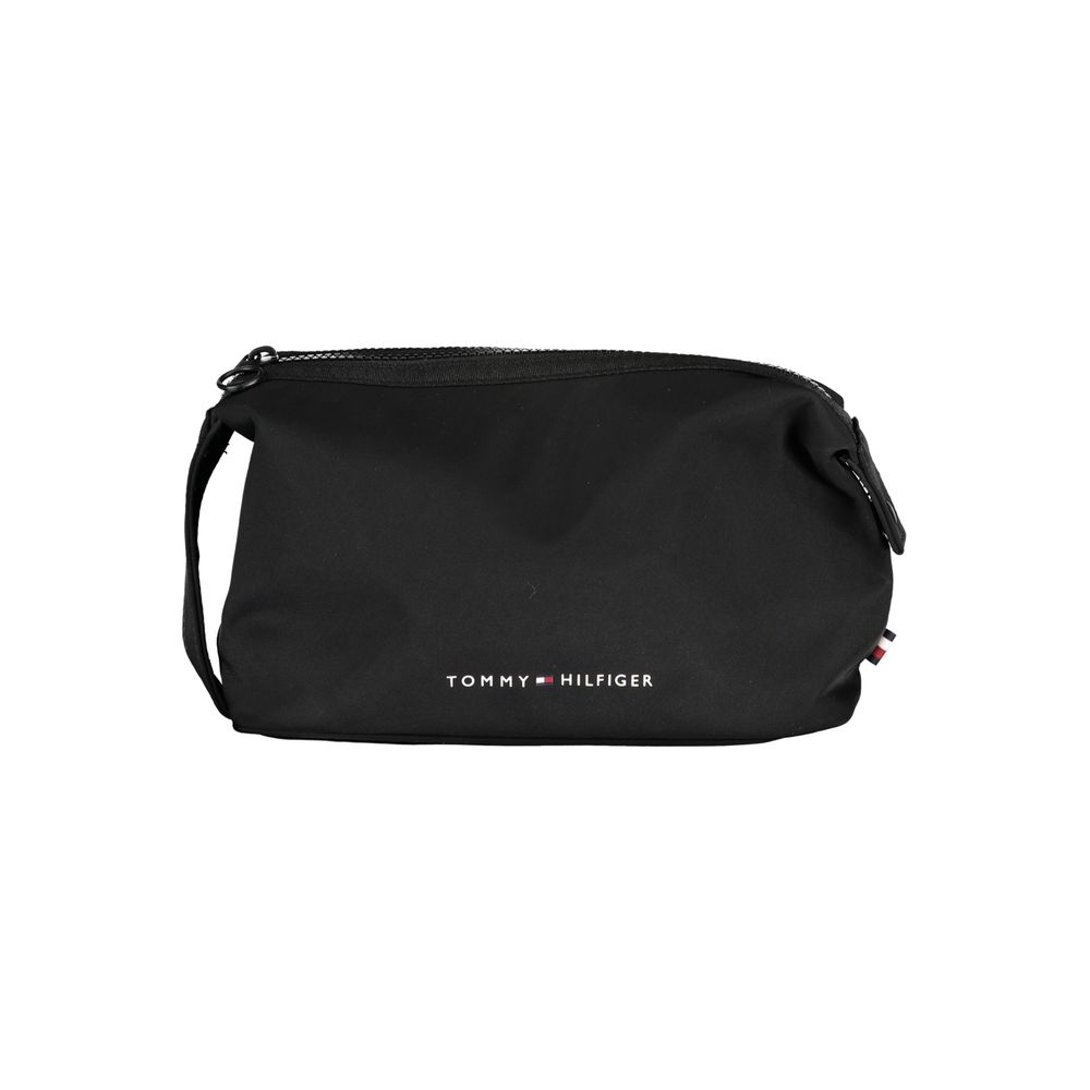 Tommy Hilfiger Schwarzes Polyester-Leder-Accessoire