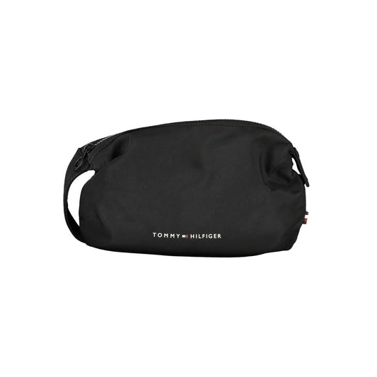 Tommy Hilfiger Schwarzes Polyester-Leder-Accessoire