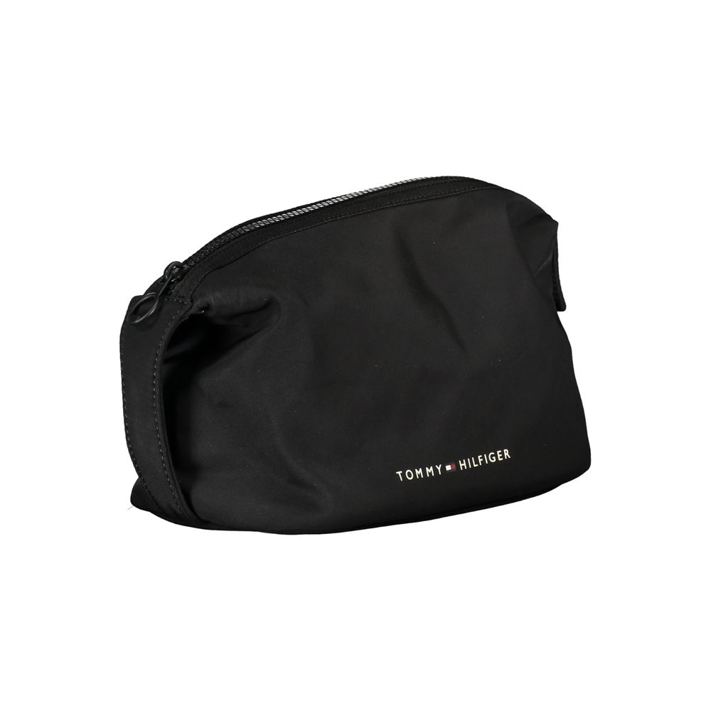 Tommy Hilfiger Schwarzes Polyester-Leder-Accessoire