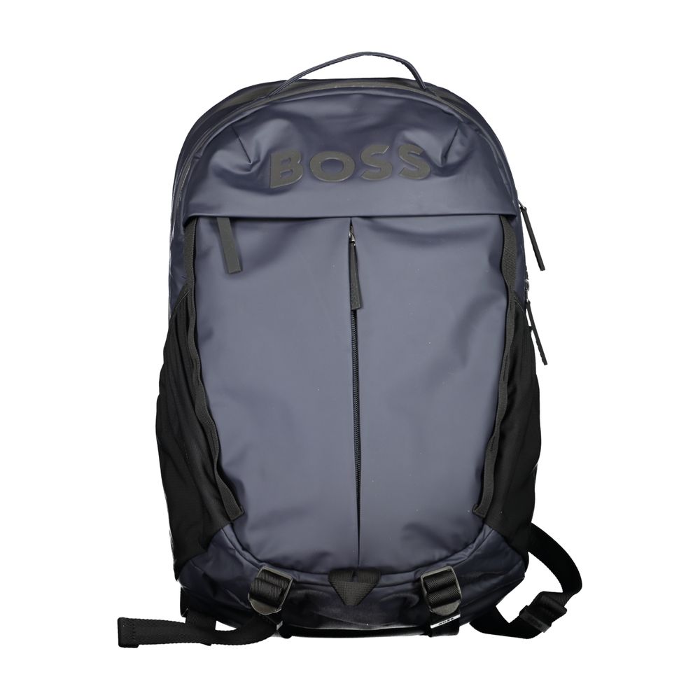 Hugo Boss Blauer Polyester-Rucksack für Männer