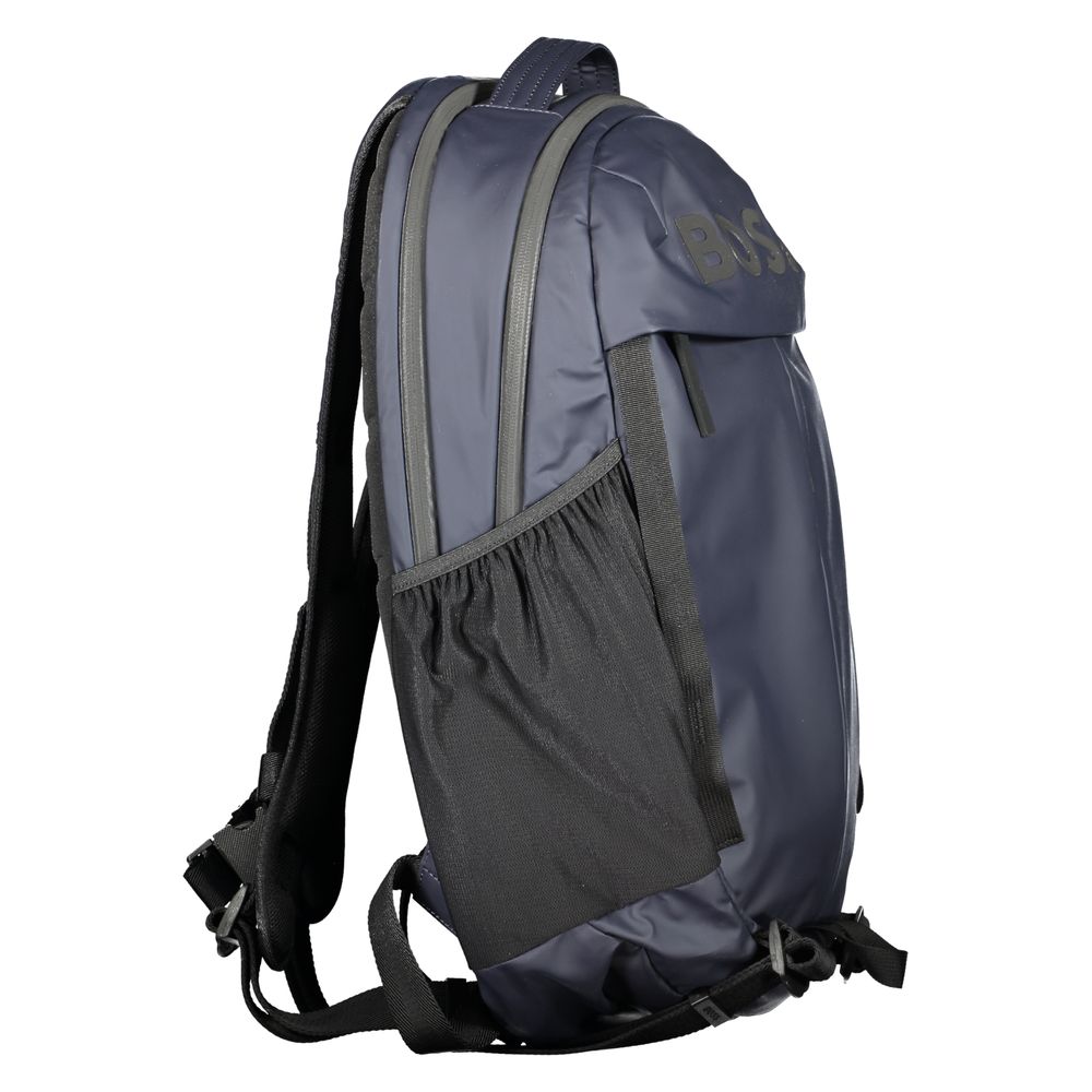 Hugo Boss Blauer Polyester-Rucksack für Männer