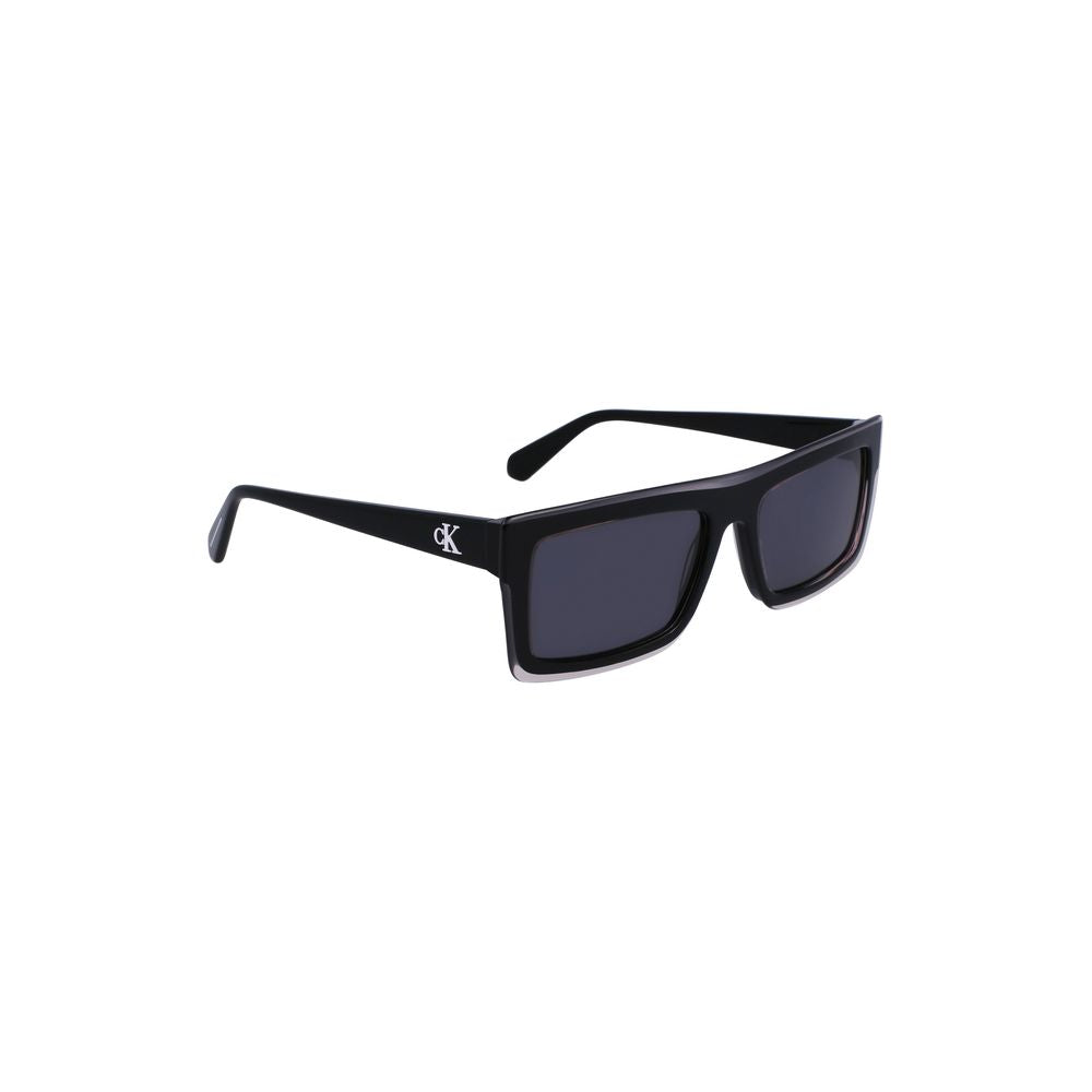 Calvin Klein Schwarze PLASTICA INIETTATA Sonnenbrille