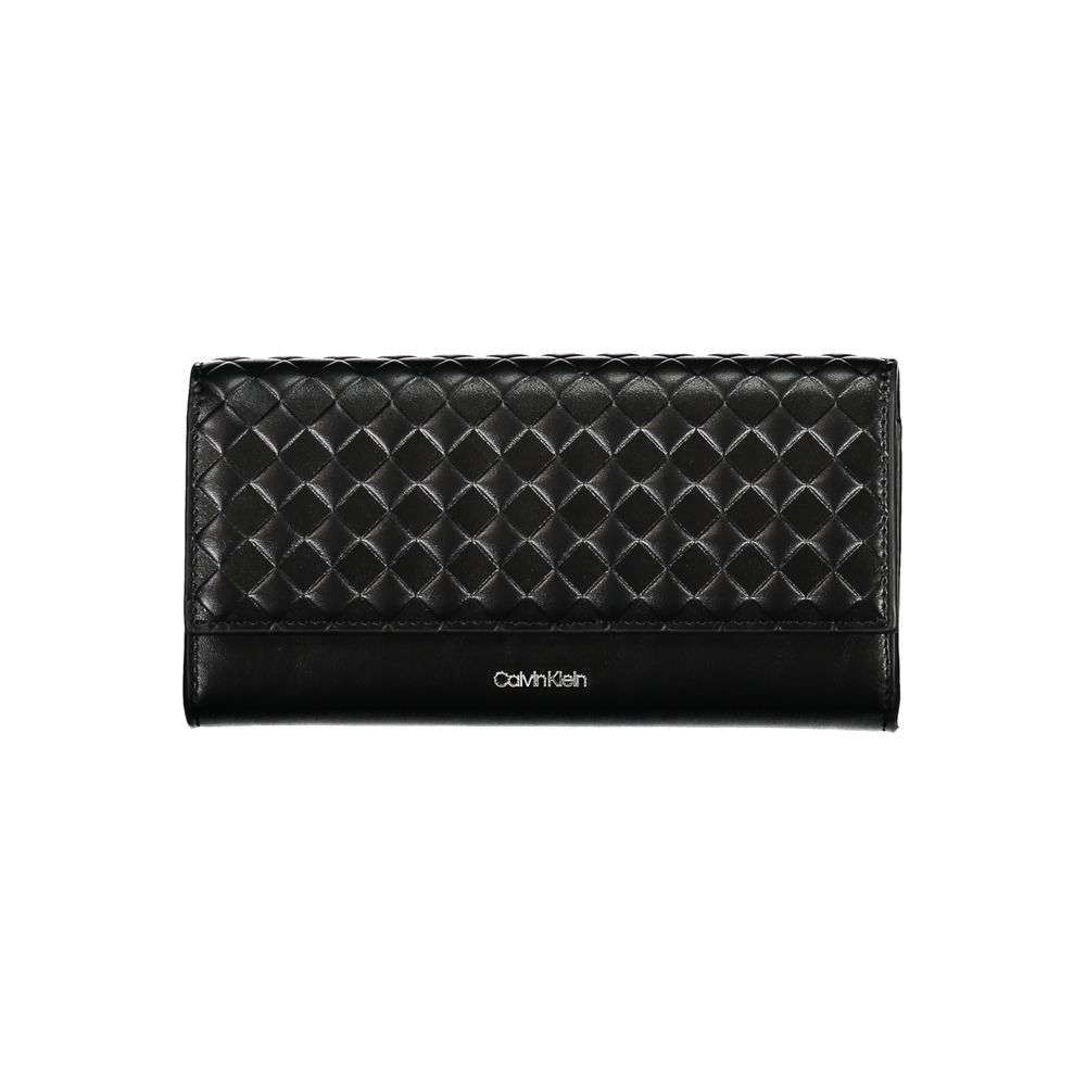 Calvin Klein Schwarzes Polyester Portemonnaie