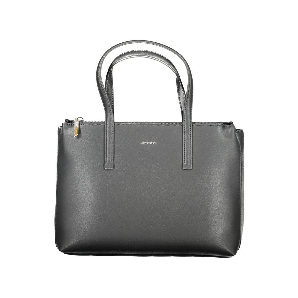 Calvin Klein Schwarze Polyester Handtasche