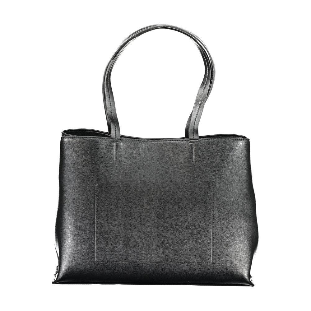 Calvin Klein Schwarze Polyester Handtasche