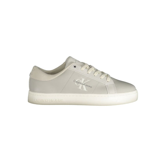 Calvin Klein Graue Leder Herren Sneaker