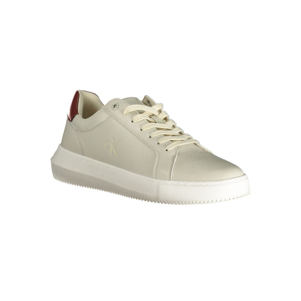 Calvin Klein Graue Polyethylen Herren Sneaker