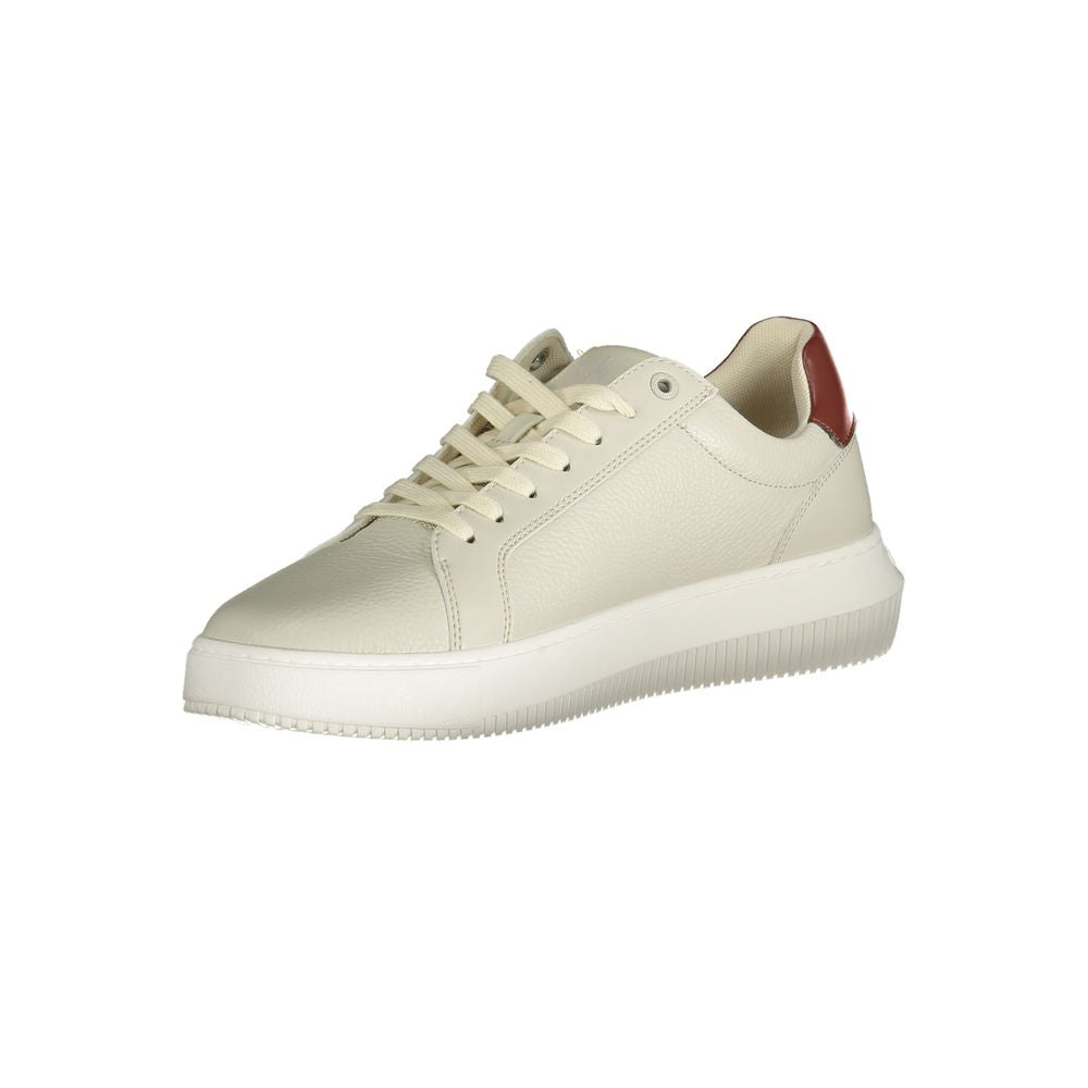 Calvin Klein Graue Polyethylen Herren Sneaker