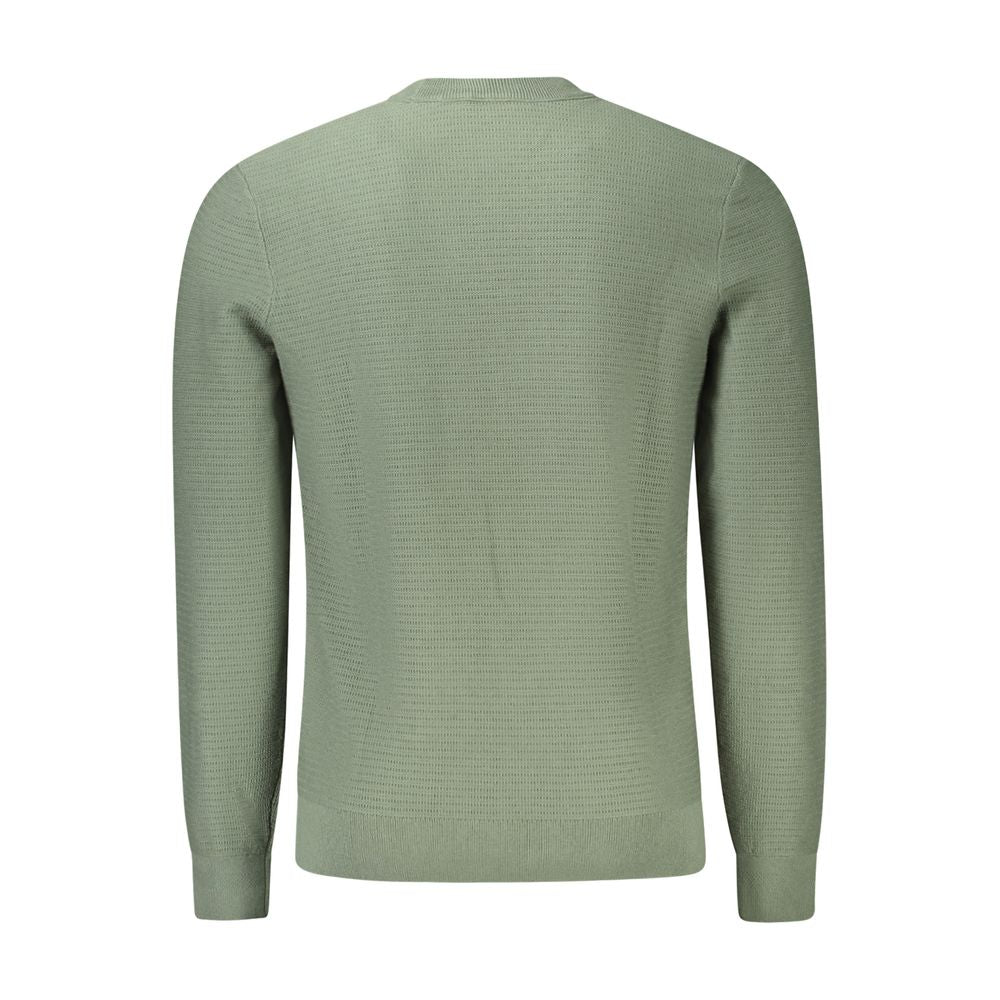 Hugo Boss Grüner Baumwollpullover für Männer