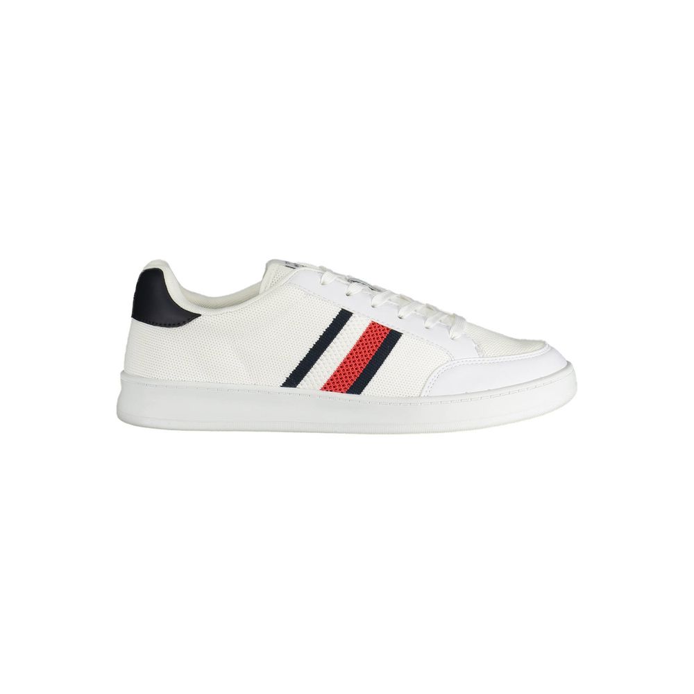 Tommy Hilfiger Weiß Polyester Männer Sneaker