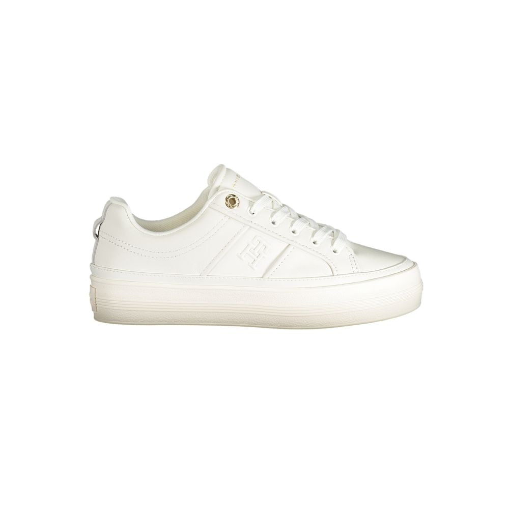 Tommy Hilfiger Weißes Polyethylen Damen Sneaker