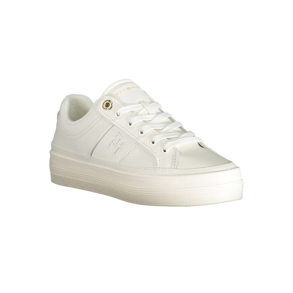 Tommy Hilfiger Weißes Polyethylen Damen Sneaker