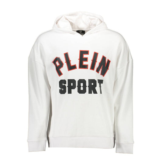 Plein Sport Weißer Baumwollpullover für Männer