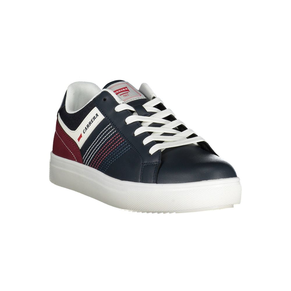 Carrera Blaue Eco Leder Herren Sneaker