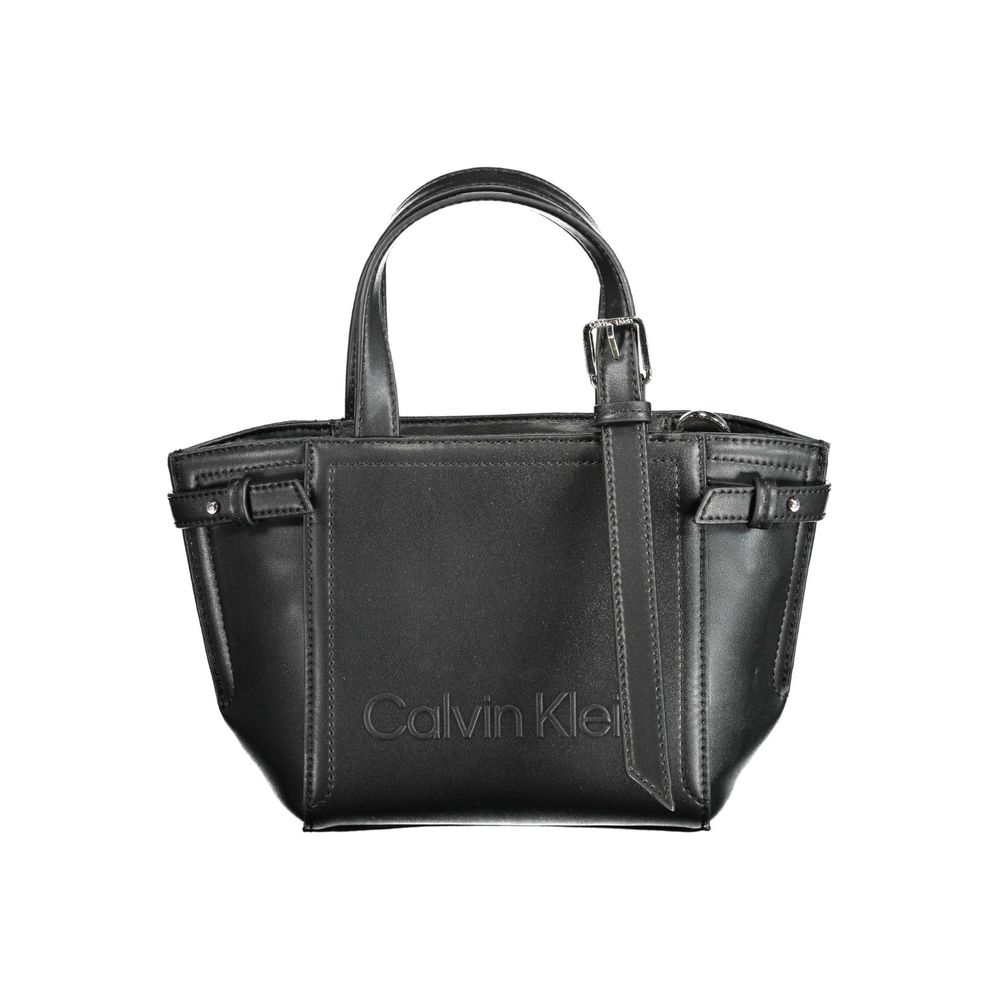 Calvin Klein Schwarz Polyester Frauen Handtasche