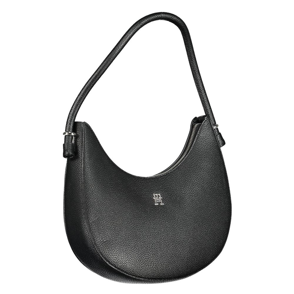 Tommy Hilfiger Schwarze Polyethylen-Handtasche