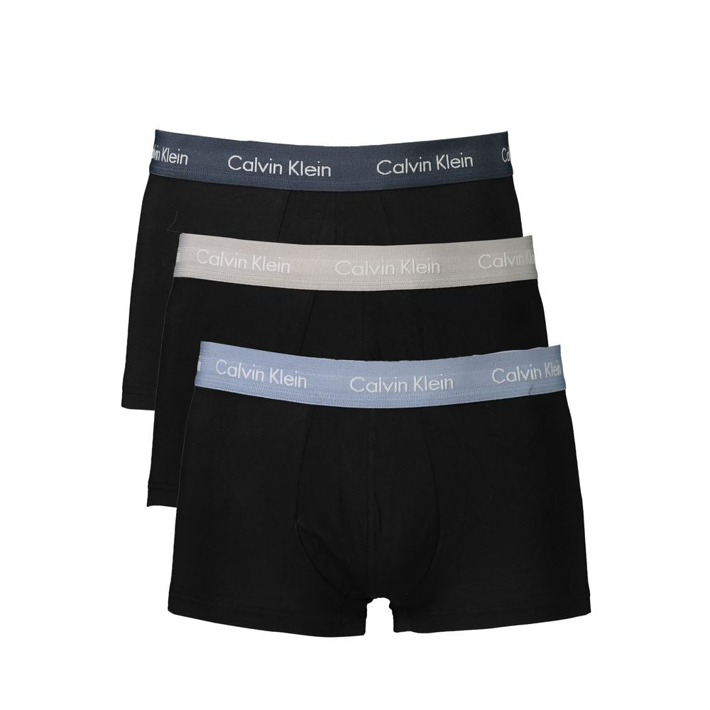 Calvin Klein Schwarz Baumwolle Männer Boxer