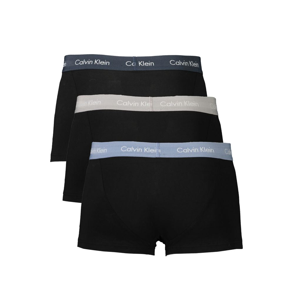 Calvin Klein Schwarz Baumwolle Männer Boxer