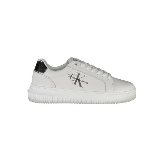 Calvin Klein Weißes Leder Damen Sneaker