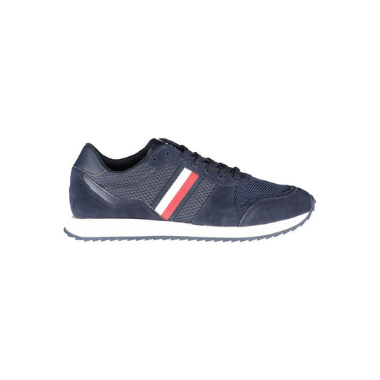 Tommy Hilfiger Blauer Polyester Herren Sneaker