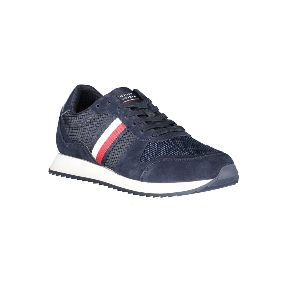 Tommy Hilfiger Blauer Polyester Herren Sneaker