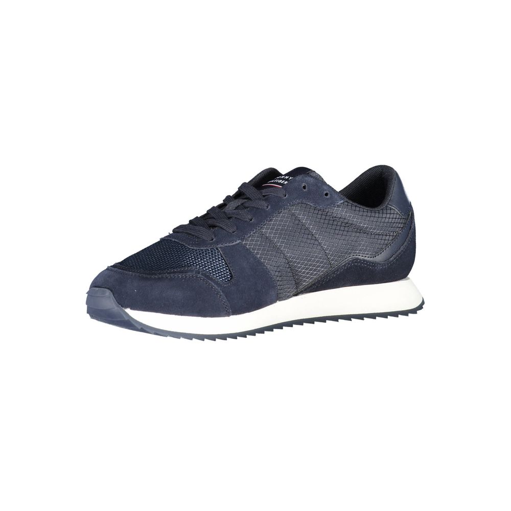 Tommy Hilfiger Blauer Polyester Herren Sneaker