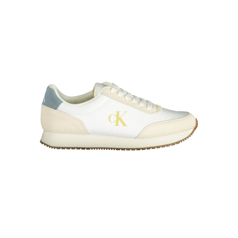 Calvin Klein Weiß Polyester Männer Sneaker