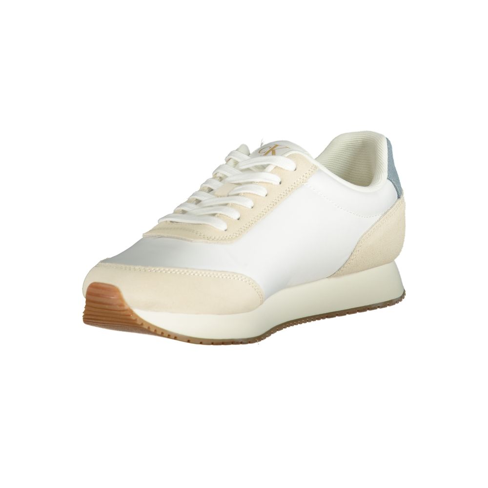 Calvin Klein Weiß Polyester Männer Sneaker