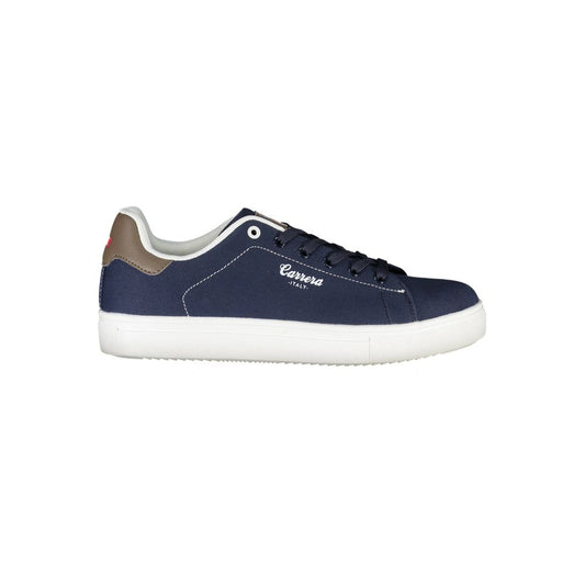 Carrera Blaue Eco Leder Herren Sneaker