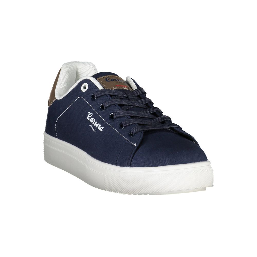 Carrera Blaue Eco Leder Herren Sneaker