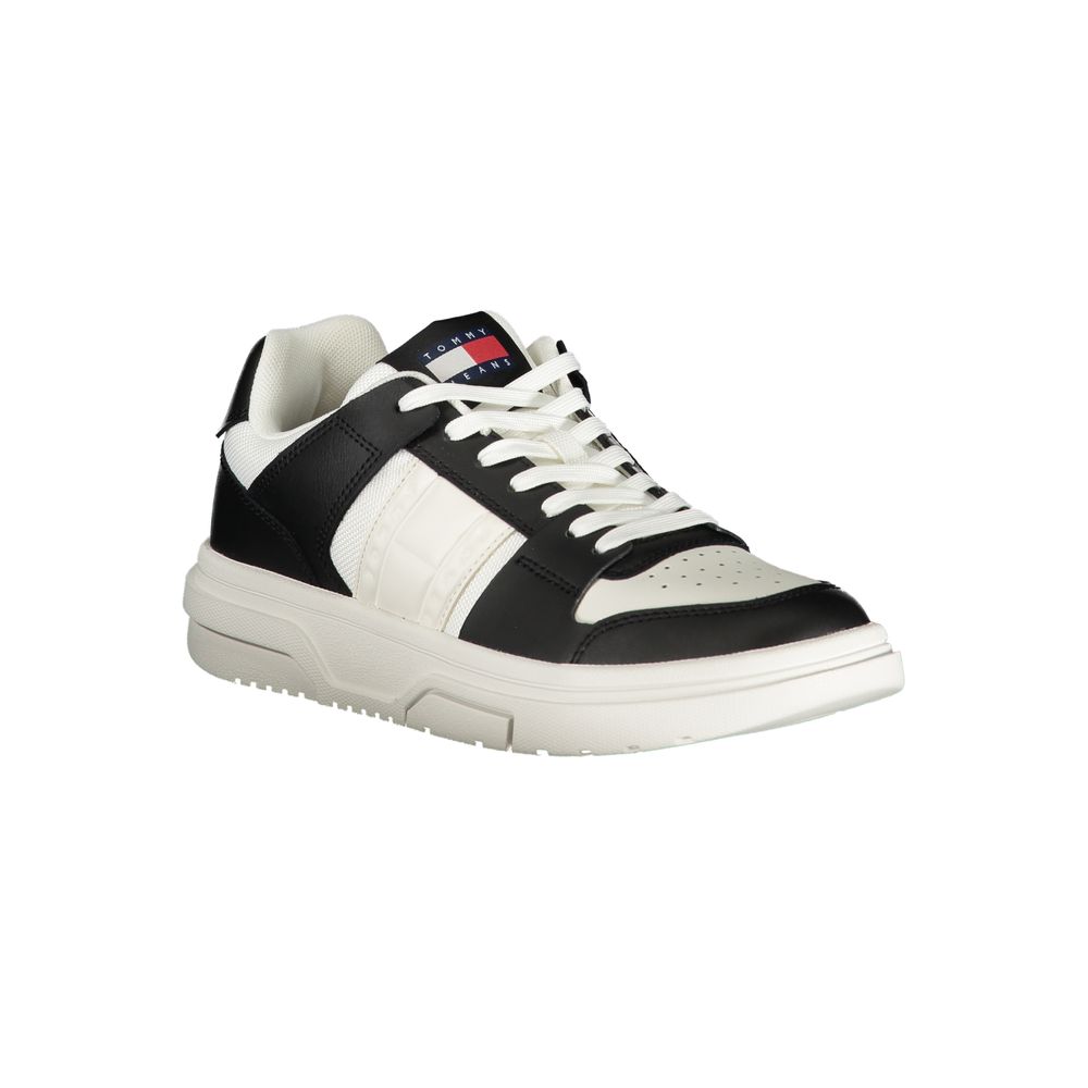 Tommy Hilfiger Schwarzes Leder Damen Sneaker