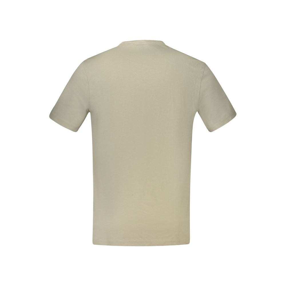 Hugo Boss Beige Baumwolle Männer T-Shirt