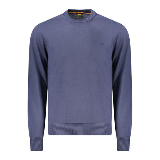 Hugo Boss Blauer Pullover aus Wolle für Männer