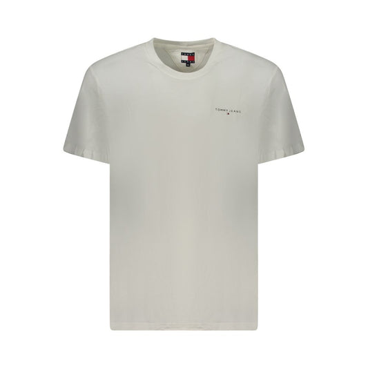 Tommy Hilfiger Weißes Baumwolle Männer T-Shirt