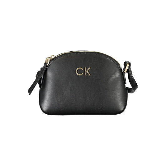 Calvin Klein Schwarze Polyester Handtasche