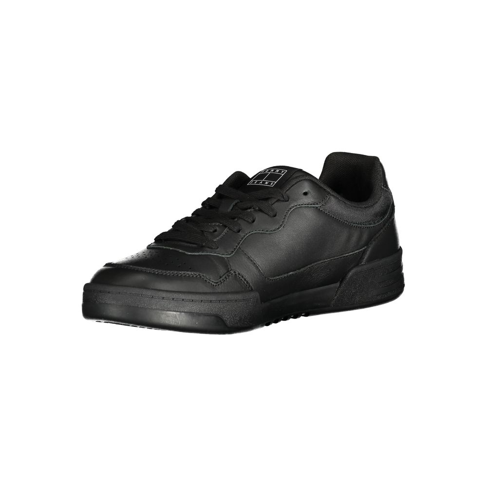 Tommy Hilfiger Schwarzes Polyethylen Herren Sneaker