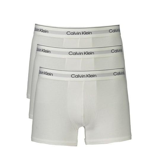 Calvin Klein Weiß Baumwolle Männer Boxer