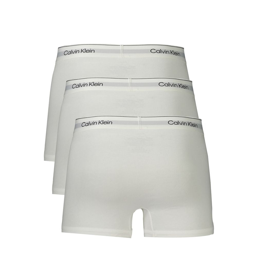 Calvin Klein Weiß Baumwolle Männer Boxer