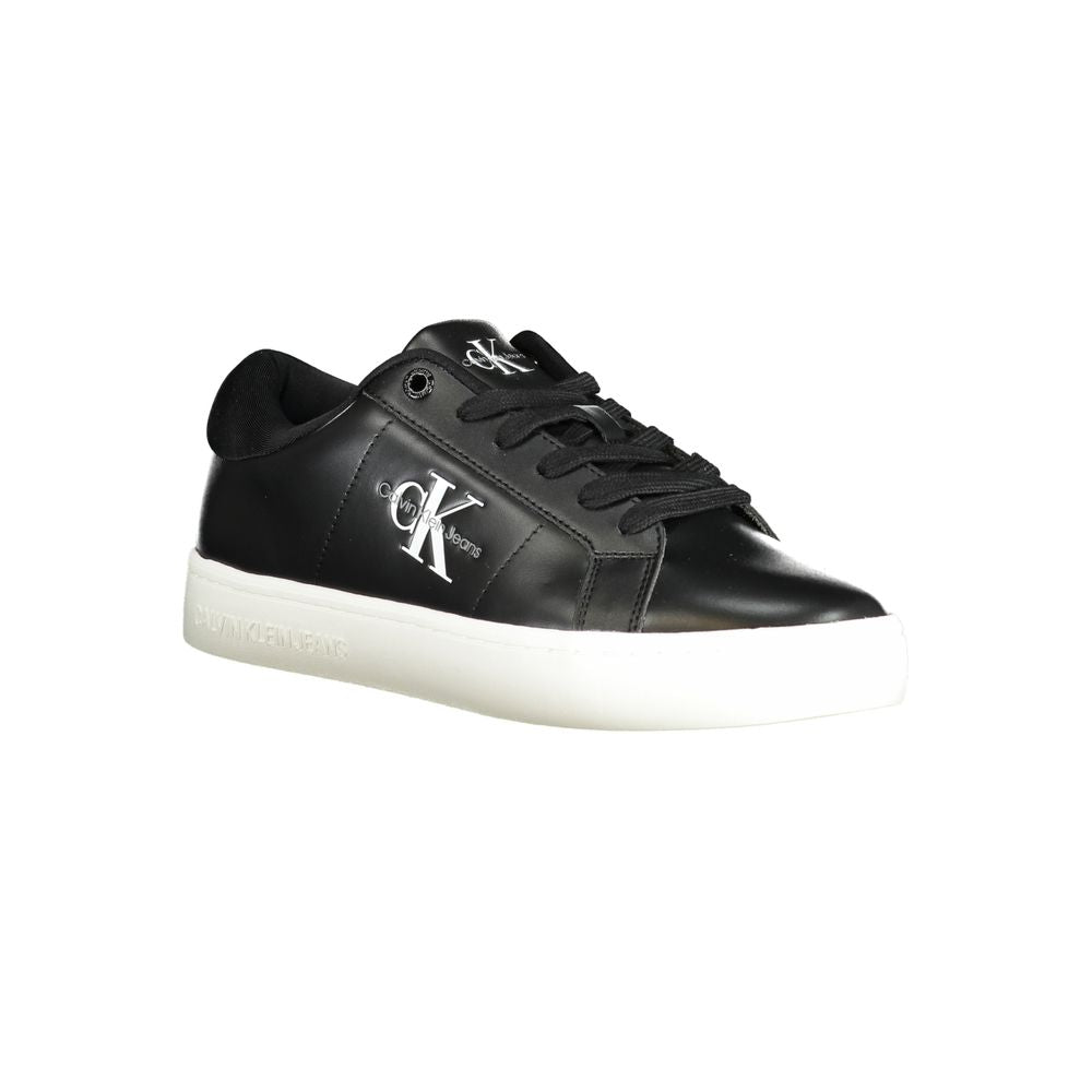 Calvin Klein Schwarzer Polyethylen Damen Sneaker